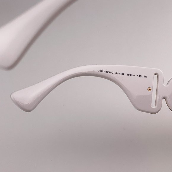 ?  Versace VE4424U 314/87 Sunglasses MAXI MEDUSA White Gray Oversized Women main image 5